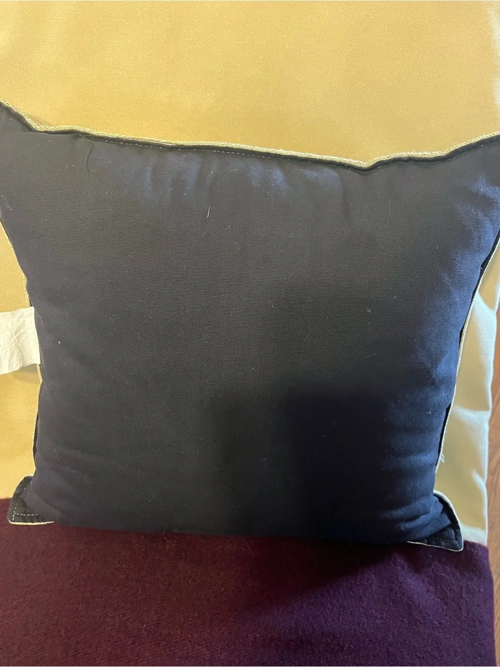 Simply Home Throw Pillow. w/Honey Badger & Cobra. 18” x 18” whimsical for inside